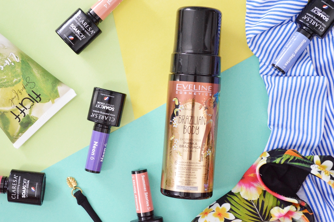 wakacyjny niezbędnik pianka brązująca brasilian body eveline